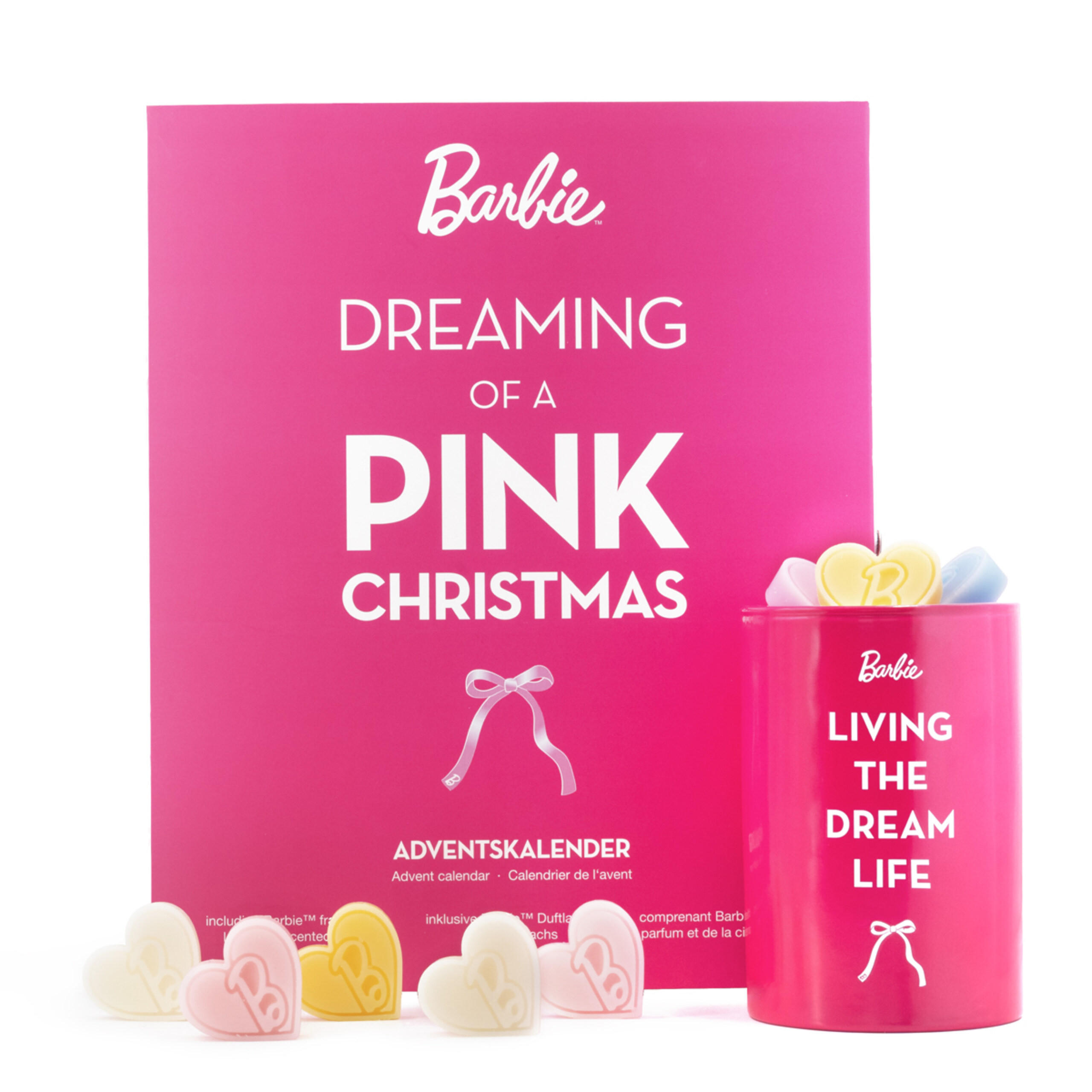 ADVENTSKALENDER Barbie™ Duftlampe - Pink, Naturmaterialien/Kunststoff (22/27/14cm)