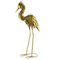 DEKORAČNÍ FIGURA CEDRIC, kov, zelená - zlatá, kov (60/25/65cm) - Mondex