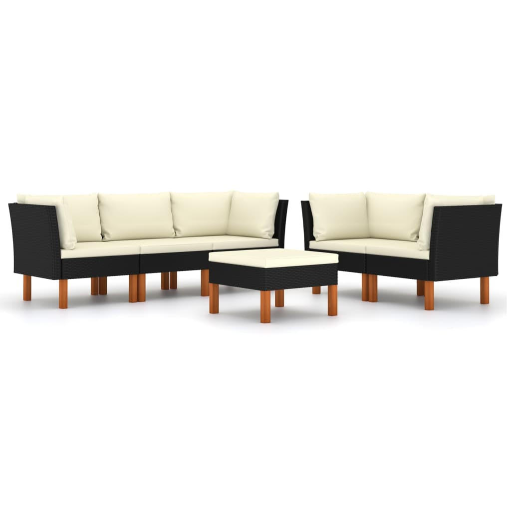 GARTENSET Redwine 6-teilig - Schwarz, Metall - Nettlife