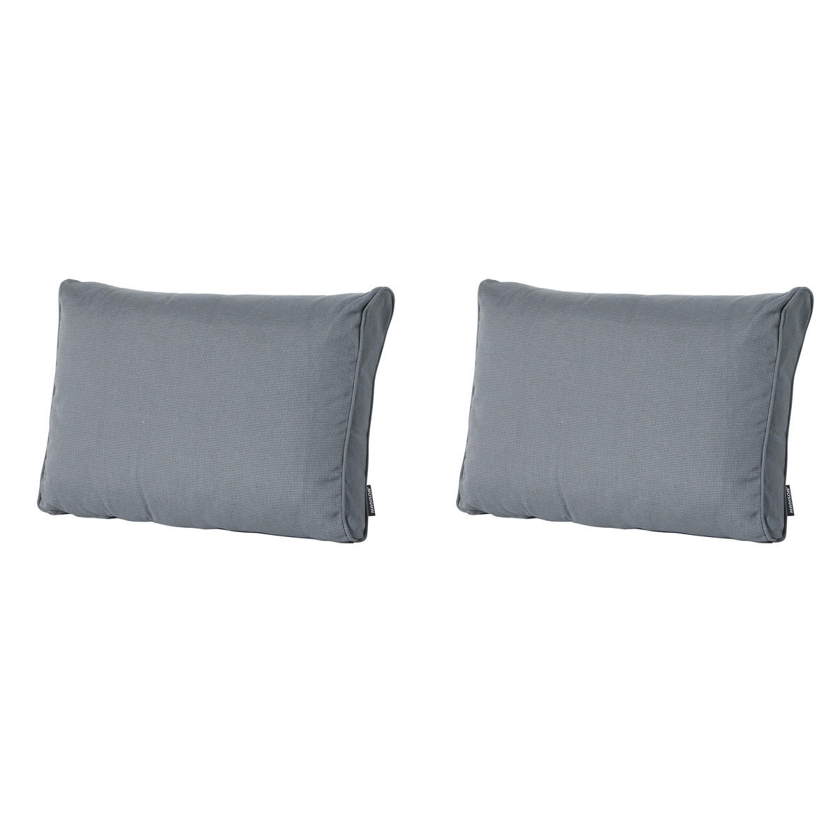 RÜCKENKISSEN Rippe 43/73 cm 2er-Set - Grau, Textil (73/8/43cm) - Madison
