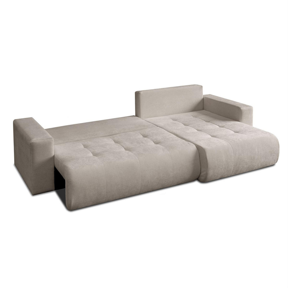 ECKSOFA CLOUD II XL mit Schlaffunktion Vibe 08 - Beige, Textil (280/152cm) - Lookway