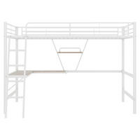 HOCHBETT Eisen 90/200 cm Weiß - Weiß, Metall - Raumix