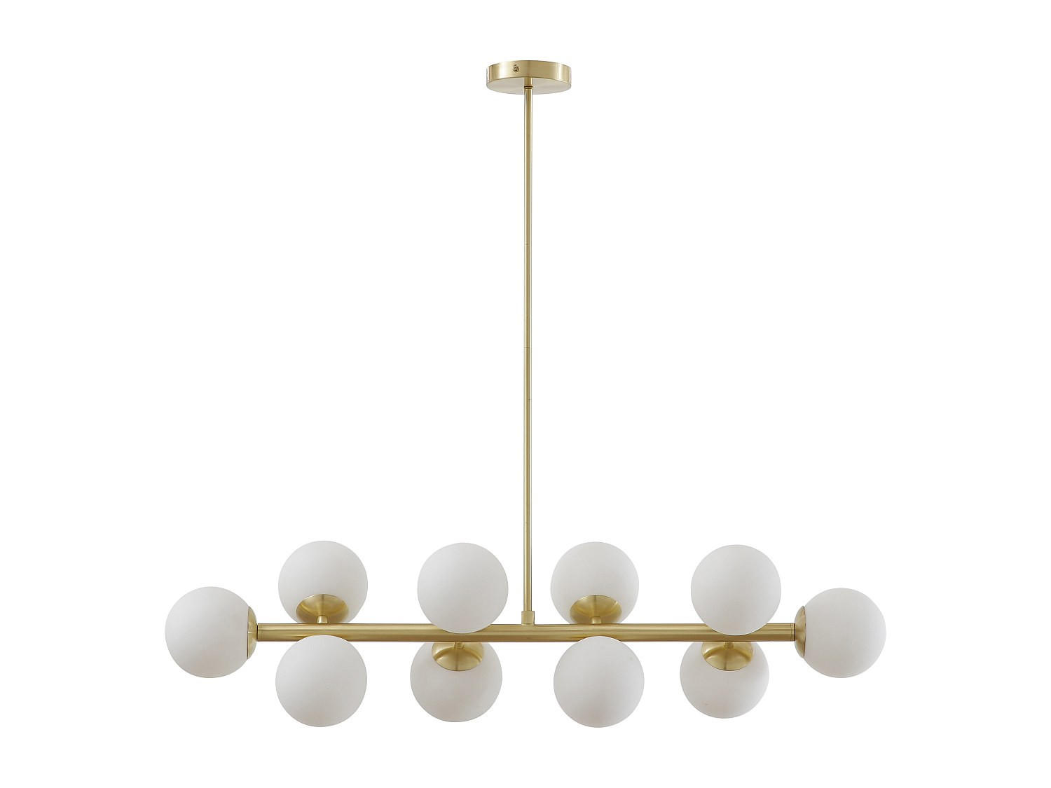 DECKENLEUCHTE - 94 cm x 23 cm - metall - goldfarben Sofia - Goldfarben, Metall (23/94/88cm) - Vente-Unique
