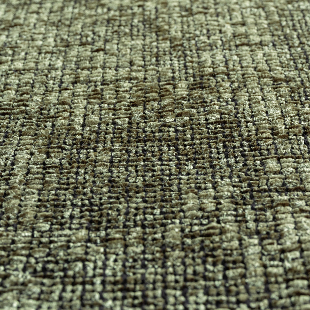 TEPPICH Kurzflor Unicolor Chenille Baumwolle Innen Grün Rechteckig 240x340 - Grün, Textil (240/340cm) - KADIMA DESIGN