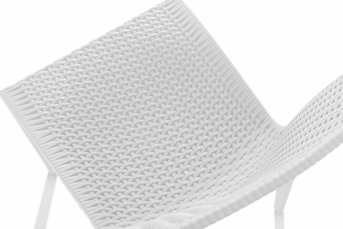 GARTENSTUHL ETULI 2-tlg, Weiß - Weiß, Kunststoff (48/88/50cm) - KONSIMO®