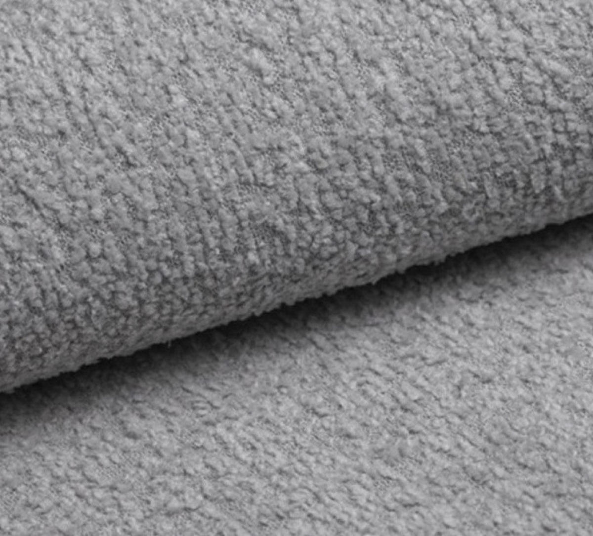 SITZSOFA Grau MIO Mit Schlaffunktion Boucle - Grau, Textil (198/90/86cm) - Sepro Meble