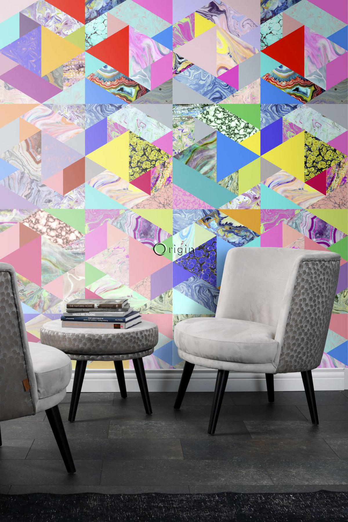XXL-VLIESTAPETE Marmor-Optik 50 x 900 cm - Gelb, Papier (50/900cm) - Origin Wallcoverings