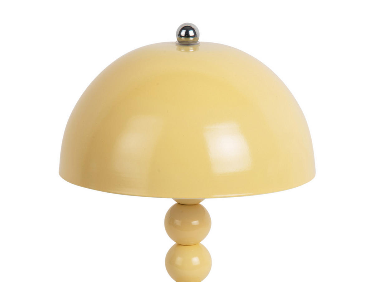 TISCHLAMPE Bubbles 15/15/27 cm - Gelb, Metall (15/15/27cm) - Leitmotiv