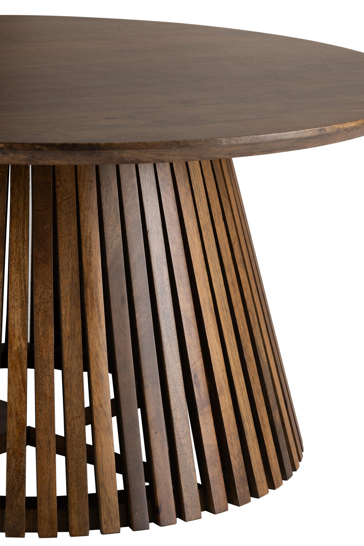 TISCH VINCENT - Holz - Braun - M - Braun, Holz (80/80/39.5cm) - J-Line