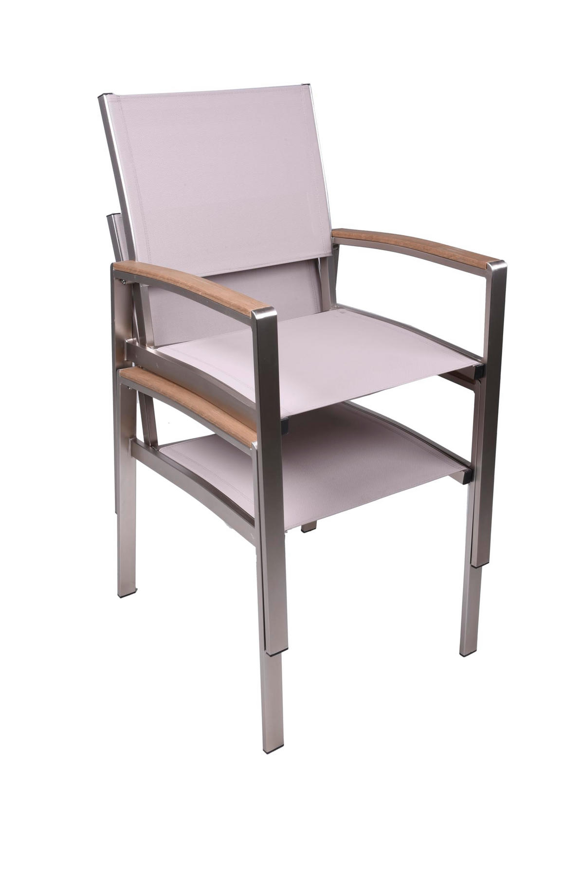 GARTEN-SITZGRUPPE Hanne 7-teilig Gartenmöbel-Set - Grau, Kunststoff - DELUKE