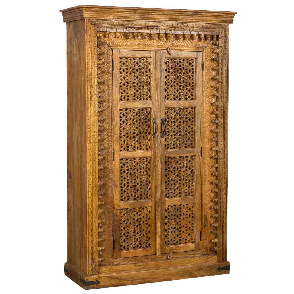 SCHRANK aus Holz 110x45x180 braunem - Braun, Holz (110/180/45cm) - Wanderlust