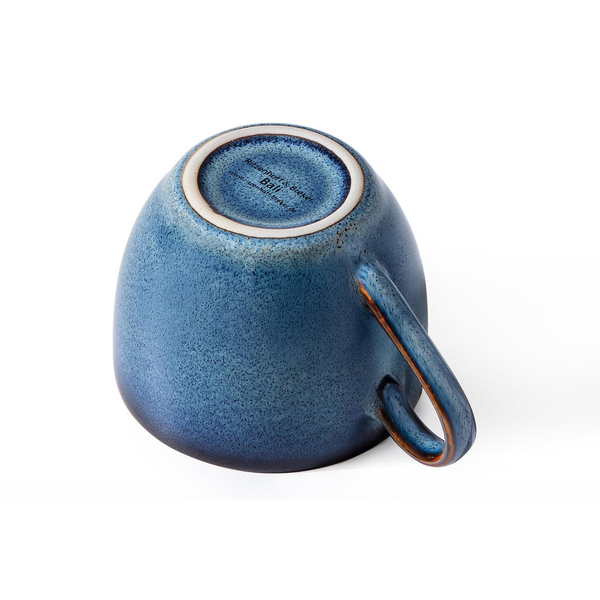 KAFFEESERVICE ESPRESSO 6 Personen BALI 12-tlg - Blau, Keramik (9.5/6.5/9.5cm) - Ritzenhoff Breker