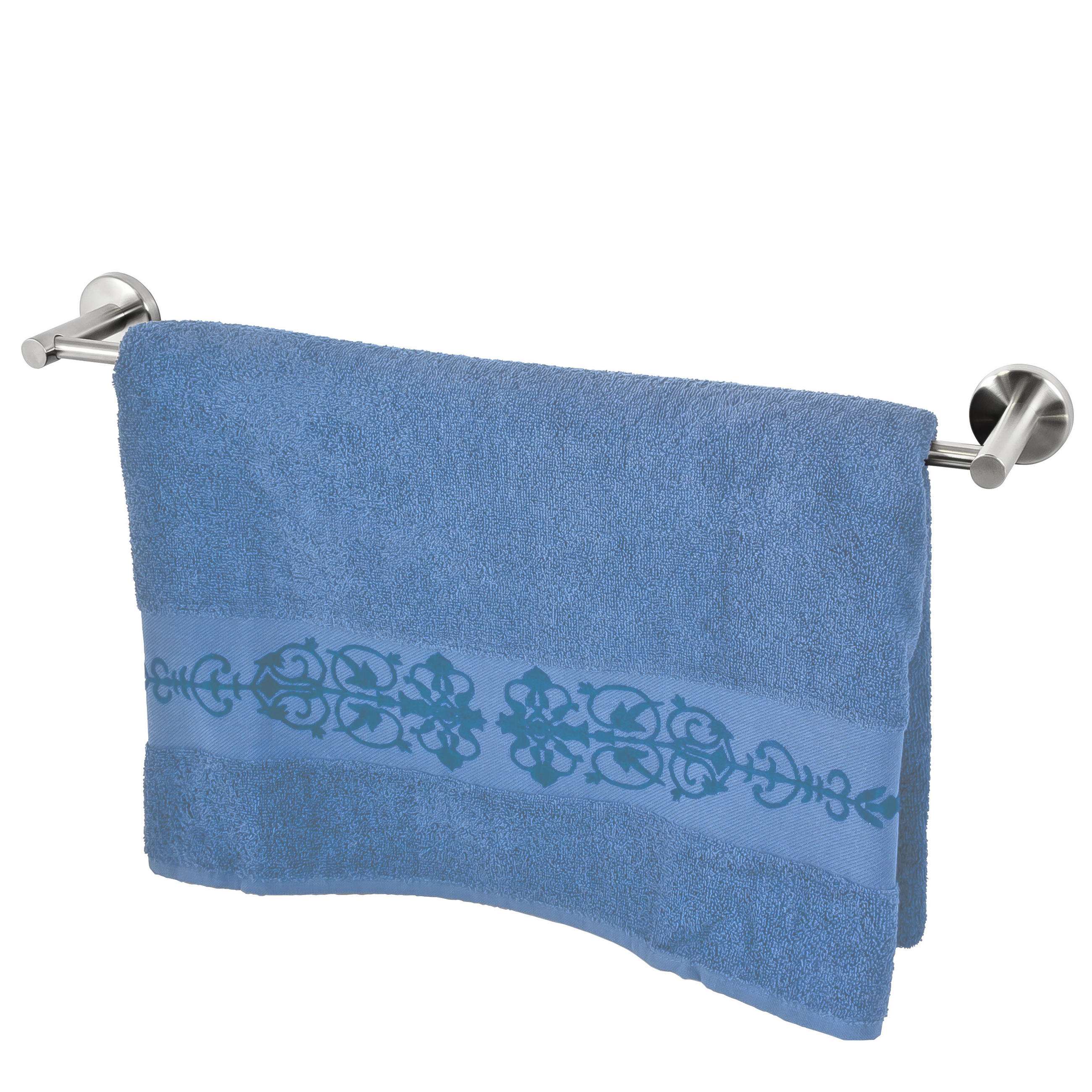 BADETUCHSTANGE PIAZZA, Edelstahl - Edelstahlfarben, Metall (76/6/6cm) - bremermann