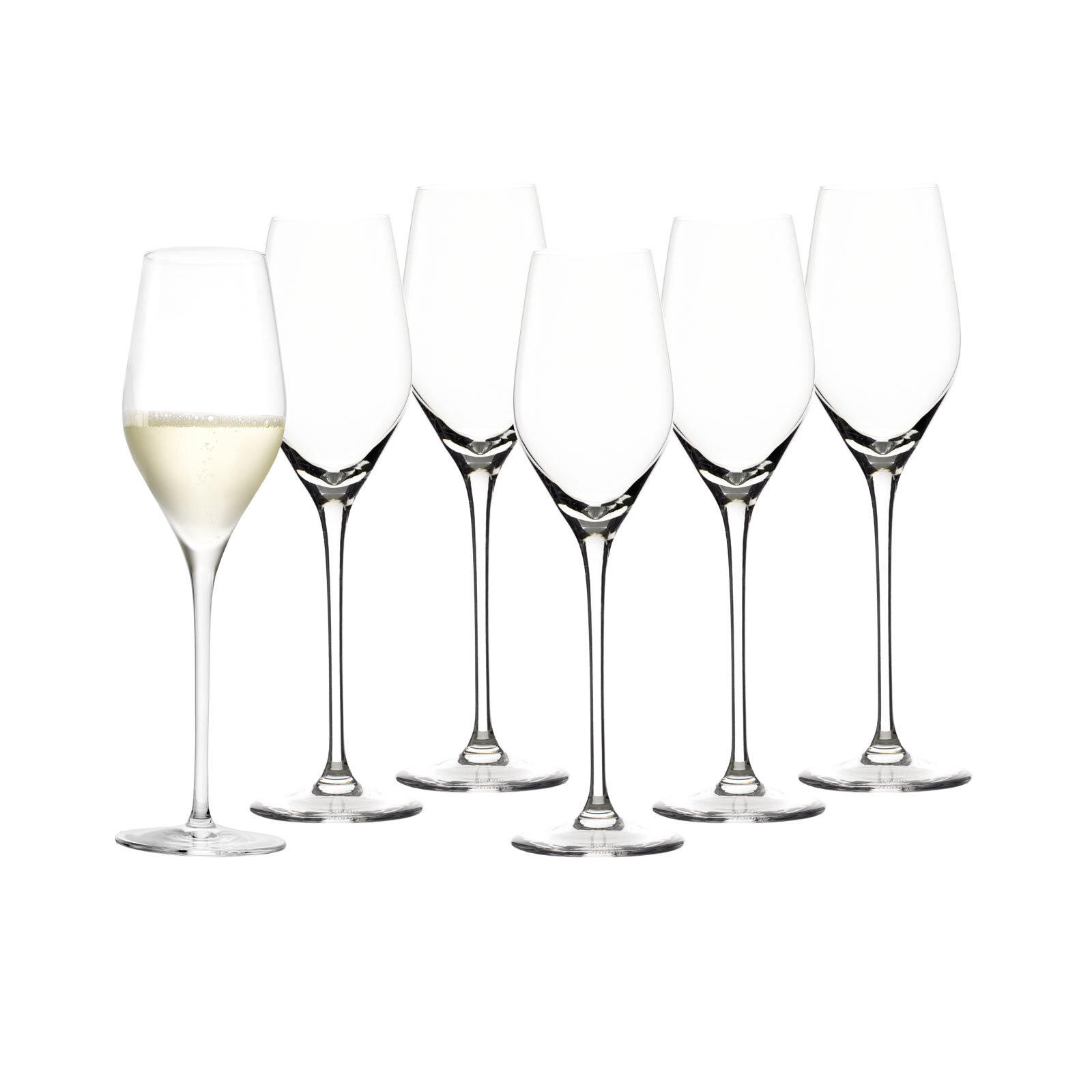 CHAMPAGNERKELCHE Exquisit Royal transparent 265 ml 6er Set - Transparent, Glas (0.265L) - Stölzle Lausitz