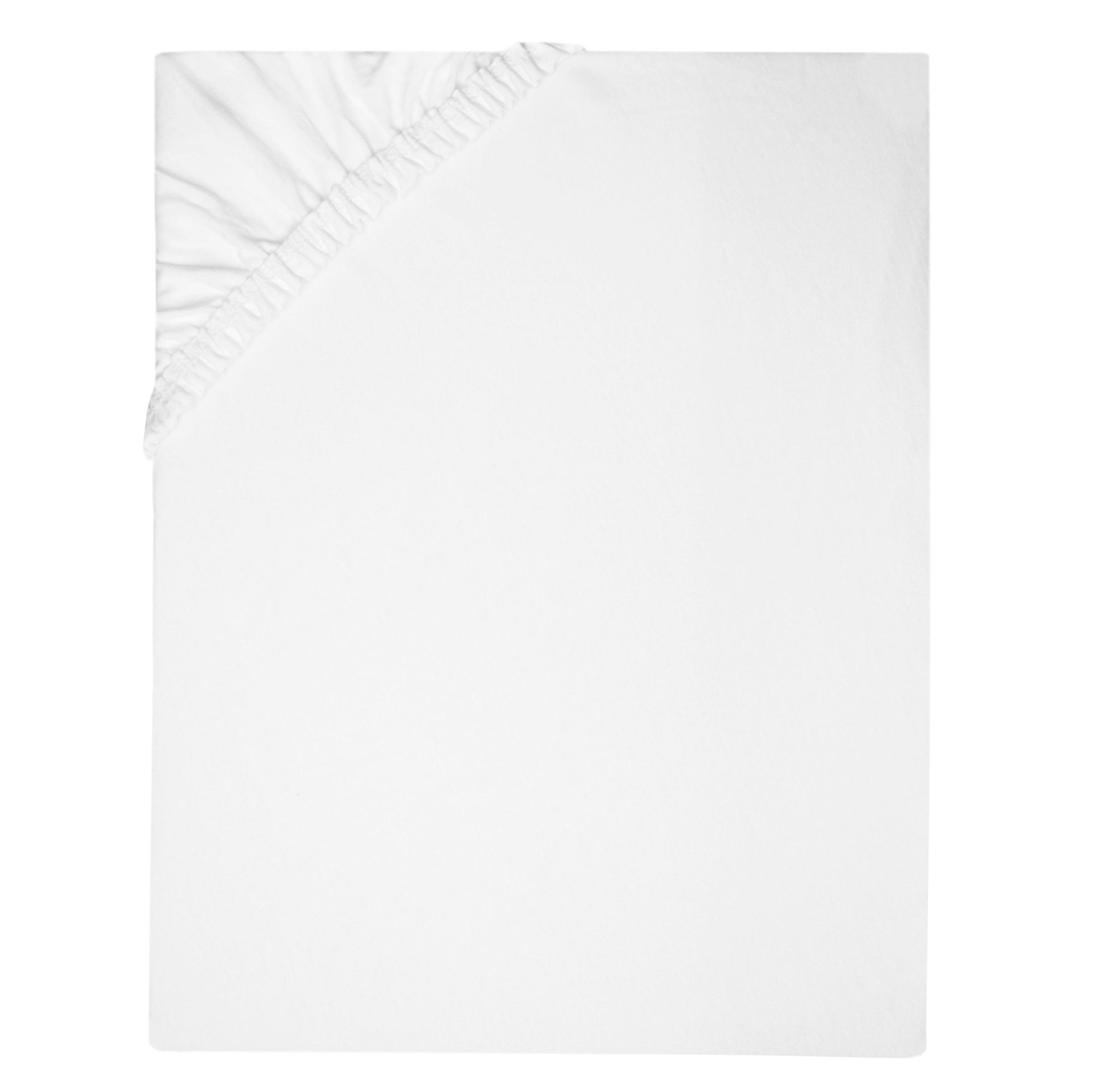 SPANNBETTLAKEN, 70x140 cm, 100% Baumwolle, Weiß - Weiß, Textil (70/140cm) - Zollner