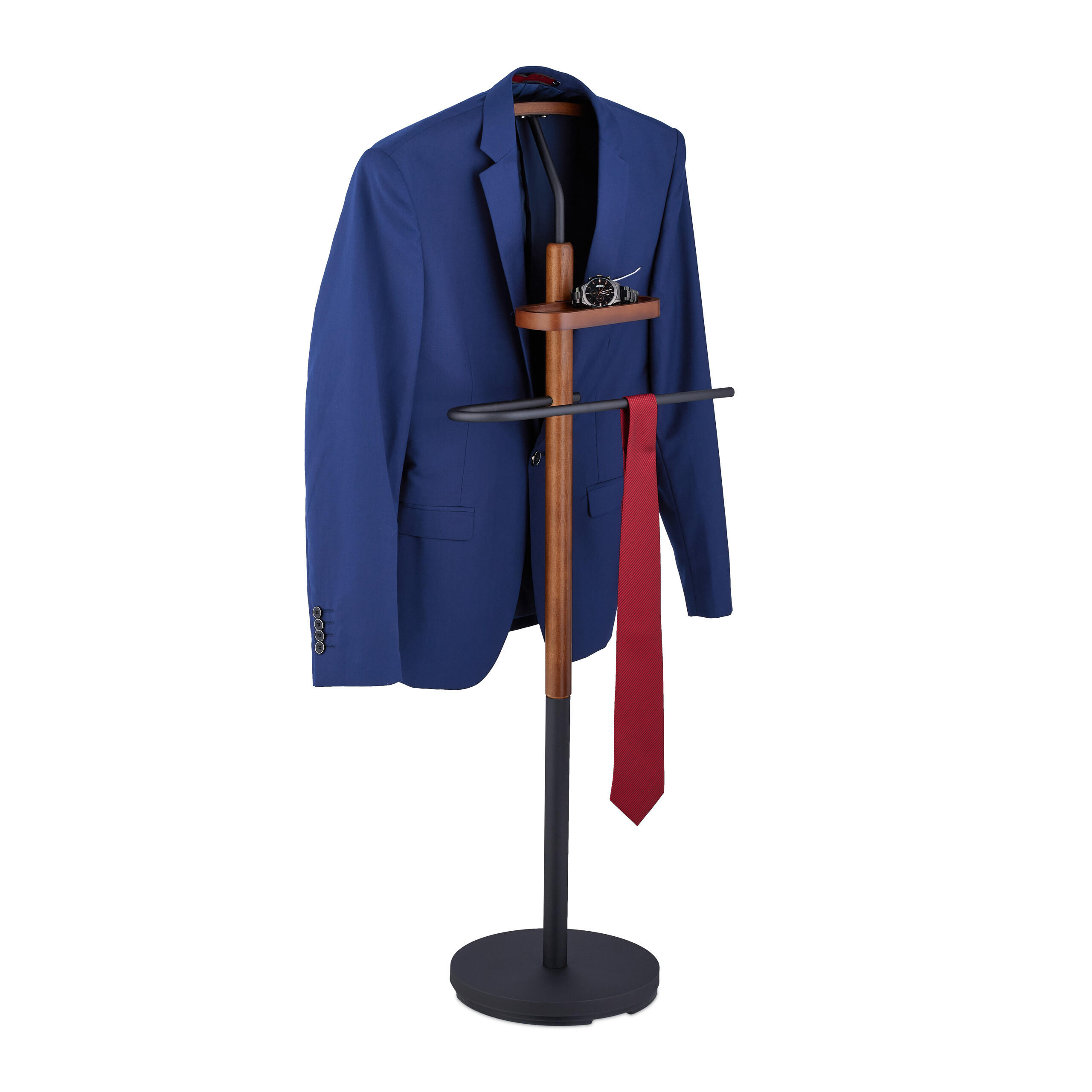 VALET Negru maro 116x47x28 cm