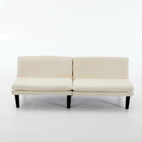 SOFA 2-Sitzer mit verstellbarer Rückenlehne Beige - Beige, Holzwerkstoff (168/67/86cm) - Meubliv
