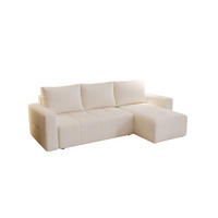 ECKSOFA Noha In Now Or Never - Creme, Holzwerkstoff/Textil (231/142cm) - Fun Möbel
