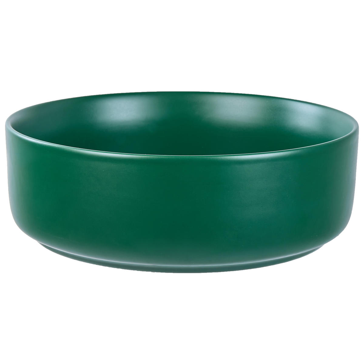 UMYVADLO NA DESKU Tmavě zelené 37 cm Keramika Gudar - tmavě zelená/zelená barva, keramika (37/12/37cm) - Beliani