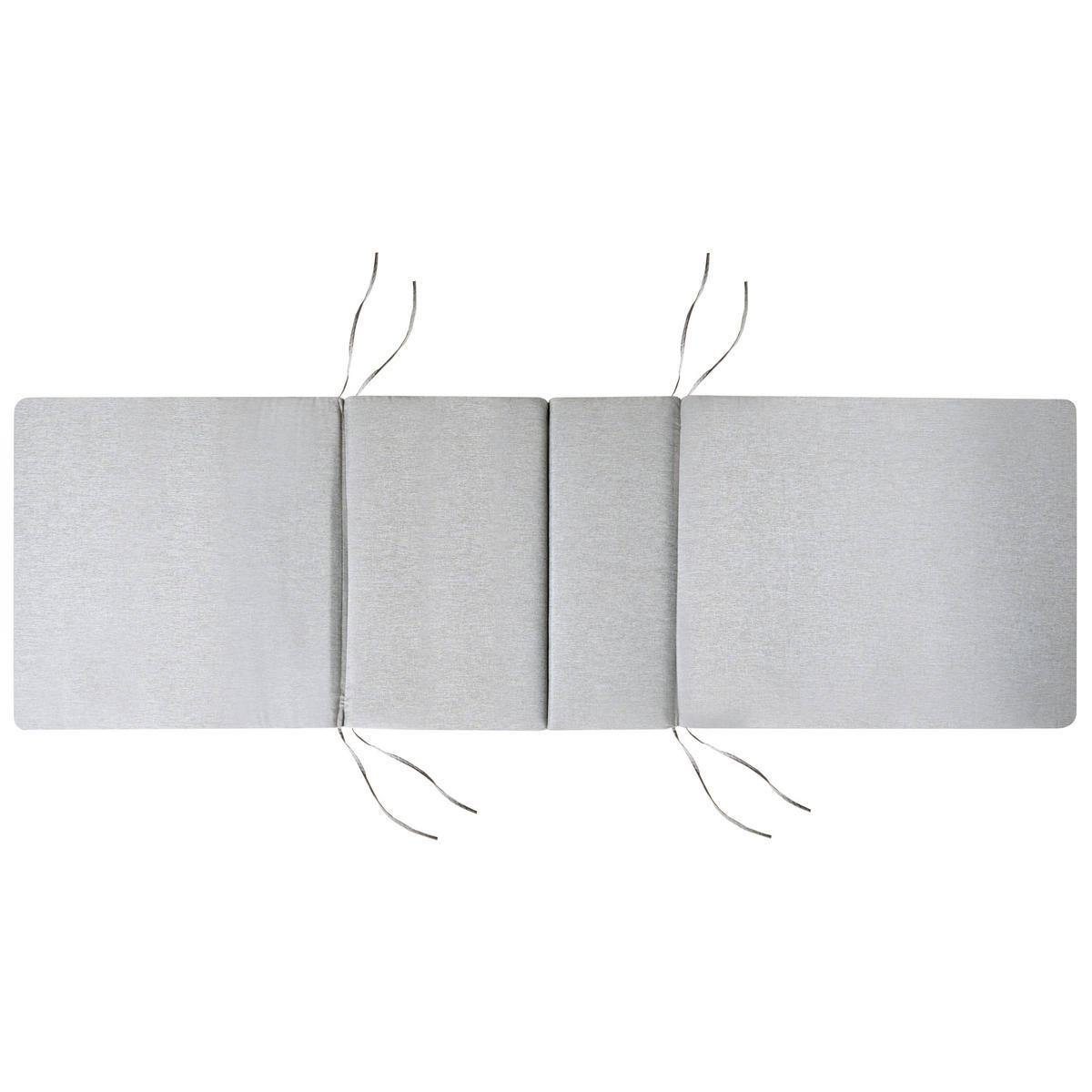 Liegenauflage Grau meliert 58/189 cm Toscana/Java/Amantea Premium - Grau, Textil (189/5/58cm) - Beliani