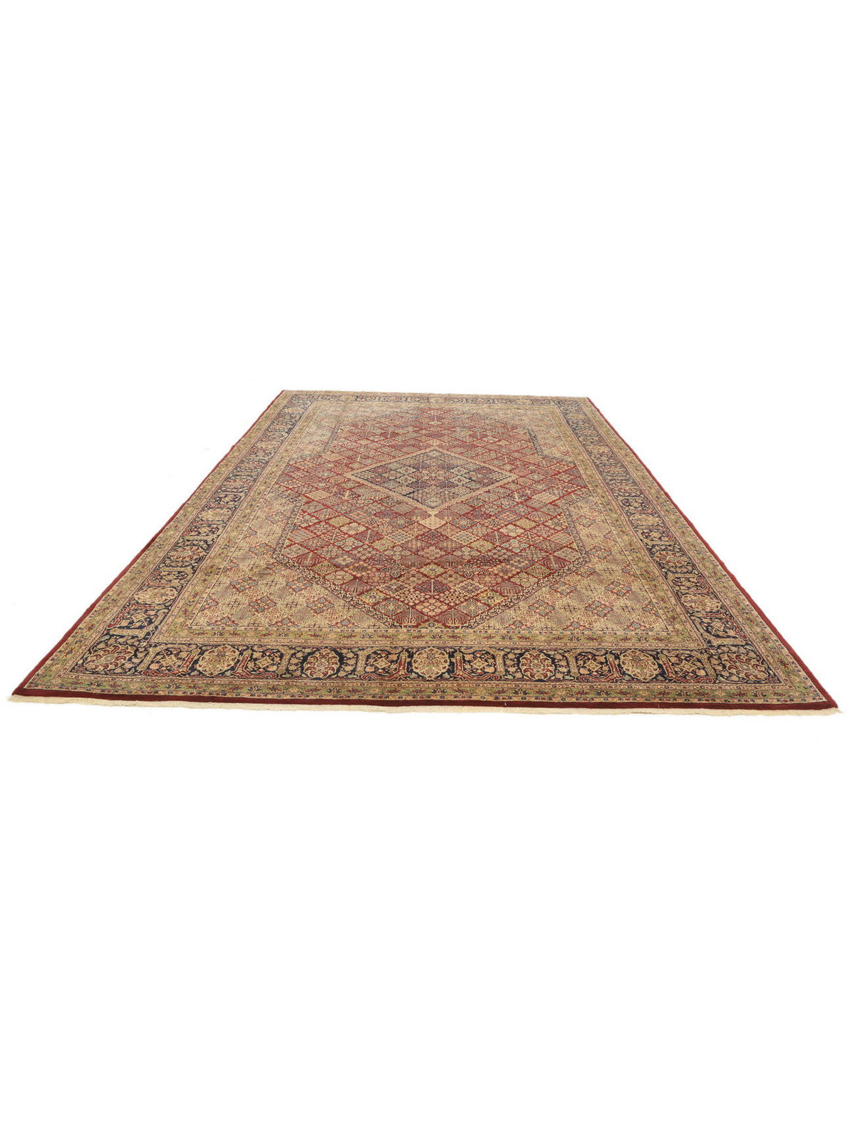 TEPPICH Ekbatan Beige 493/345 cm Schurwolle - Beige, Textil (345/493cm) - Looma
