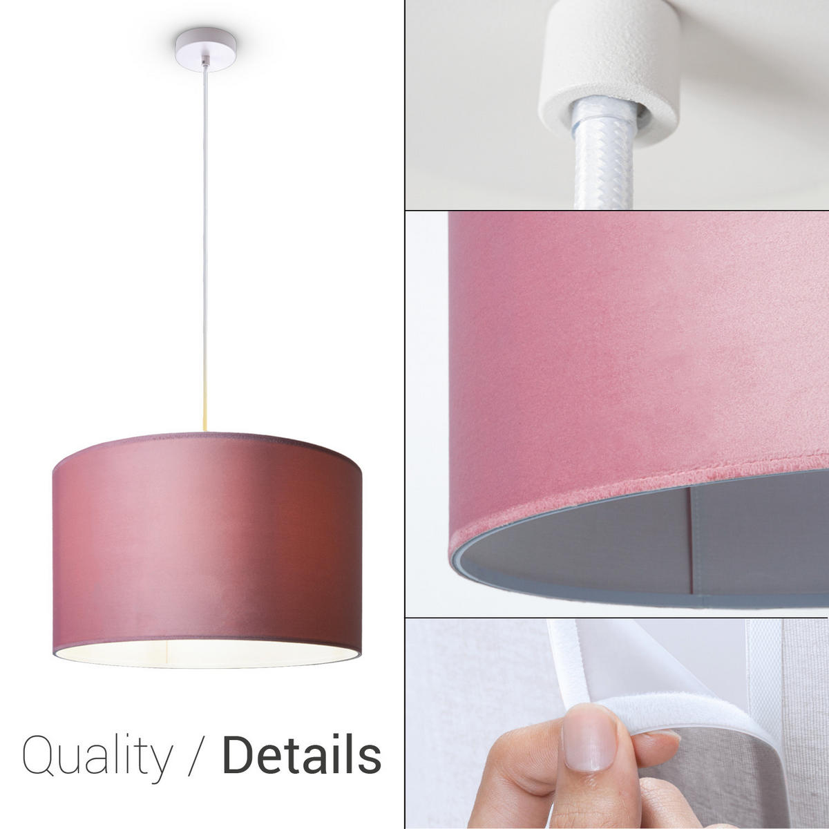 PENDELLEUCHTE Hugo Pd1 - Weiß, Metall (45.5/45.5/28cm) - Paco Home