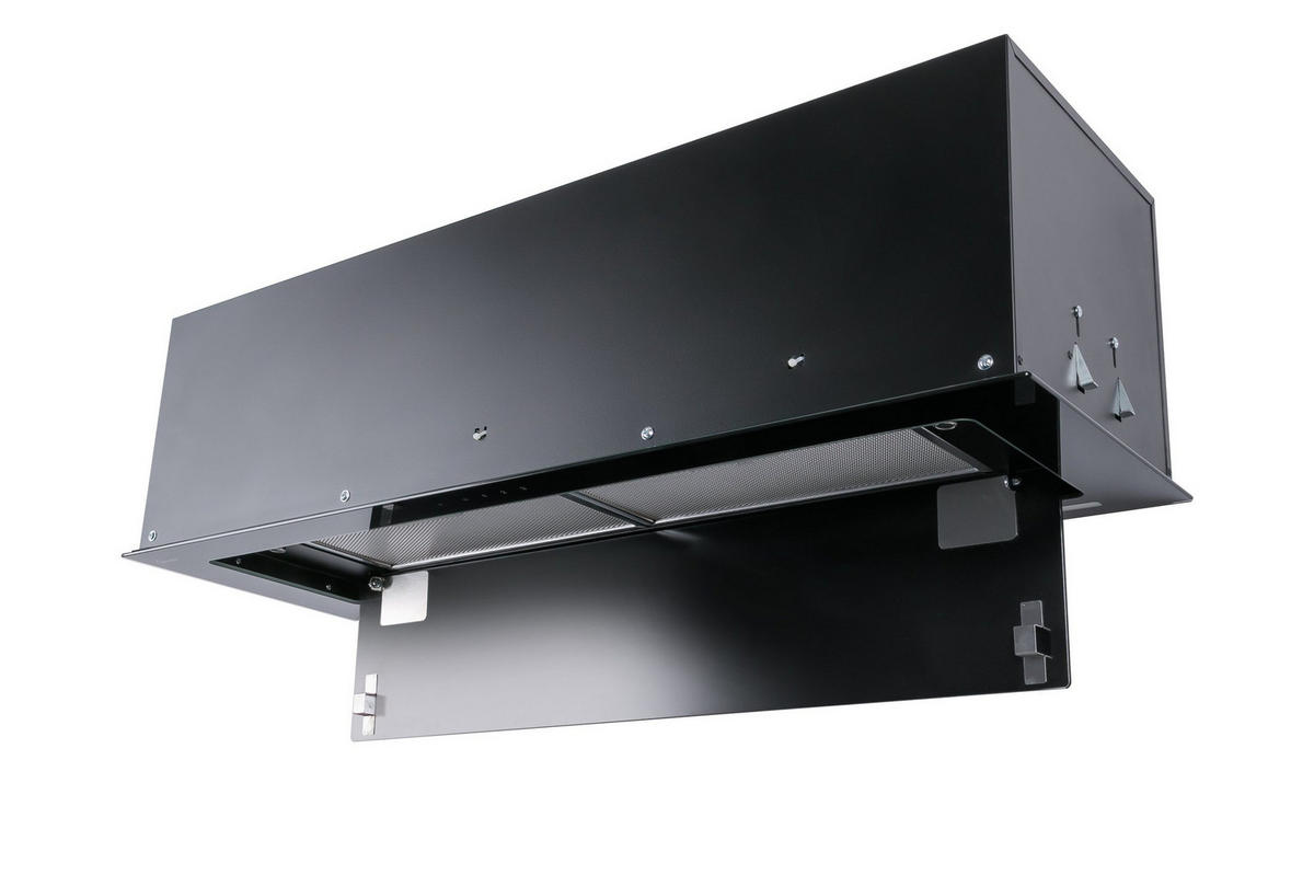 DUNSTABZUGSHAUBE GCH E 217 BL 90 Prime + Umluftset, 90 cm Schwarz - Schwarz, Metall (90/29.5/23.5cm) - Gurari