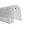 FOLIENGEWÄCHSHAUS - 300cm x 1200cm - Polyethylen - weiß - IPOMEA - Weiß, Kunststoff (300/200/1200cm) - Vente-Unique
