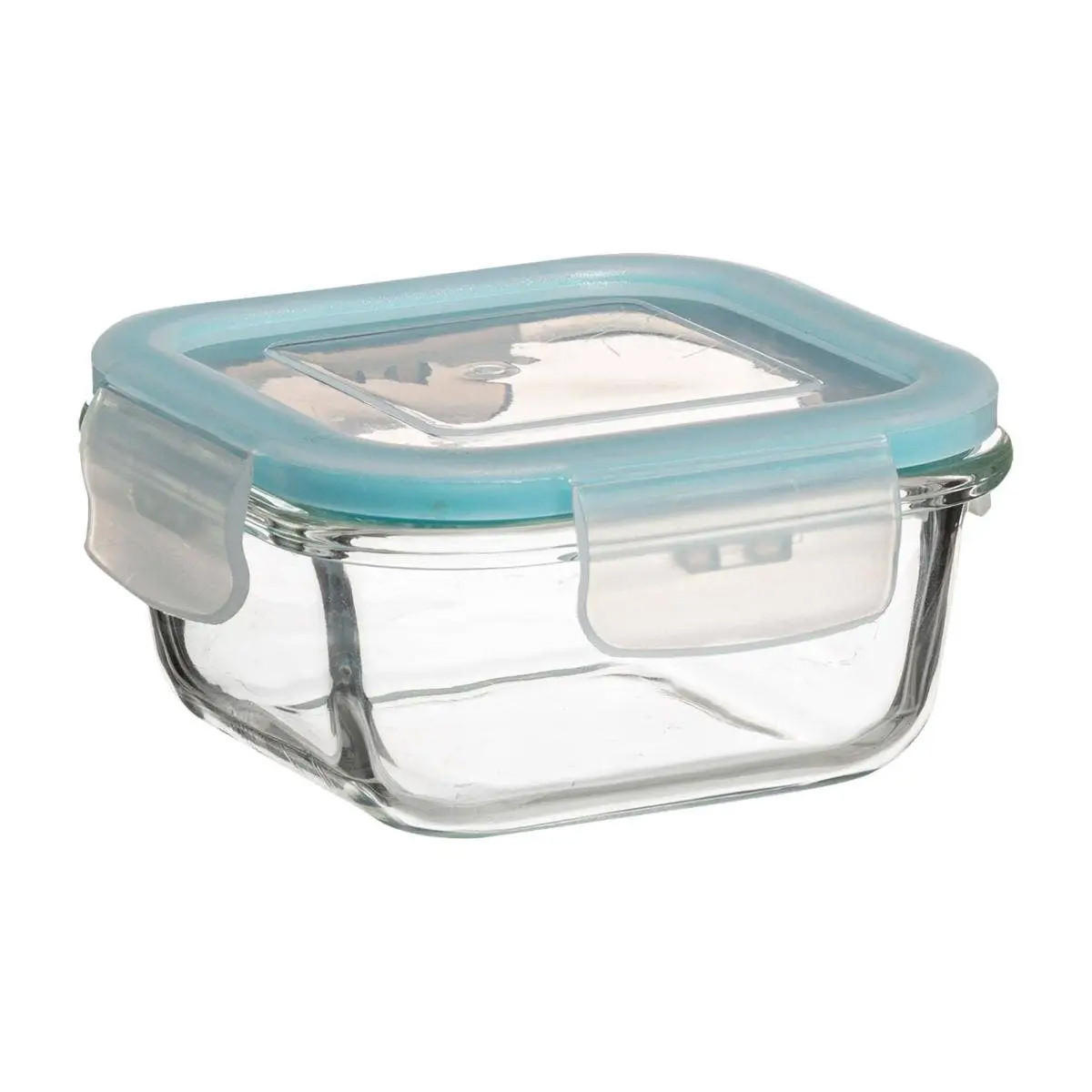 LEBENSMITTELAUFBEWAHRUNGSBEHÄLTER aus Glas 18,5/18,5/7,8 cm - Transparent, Glas (18.5/7.8/18.5cm) - 5five Simply Smart