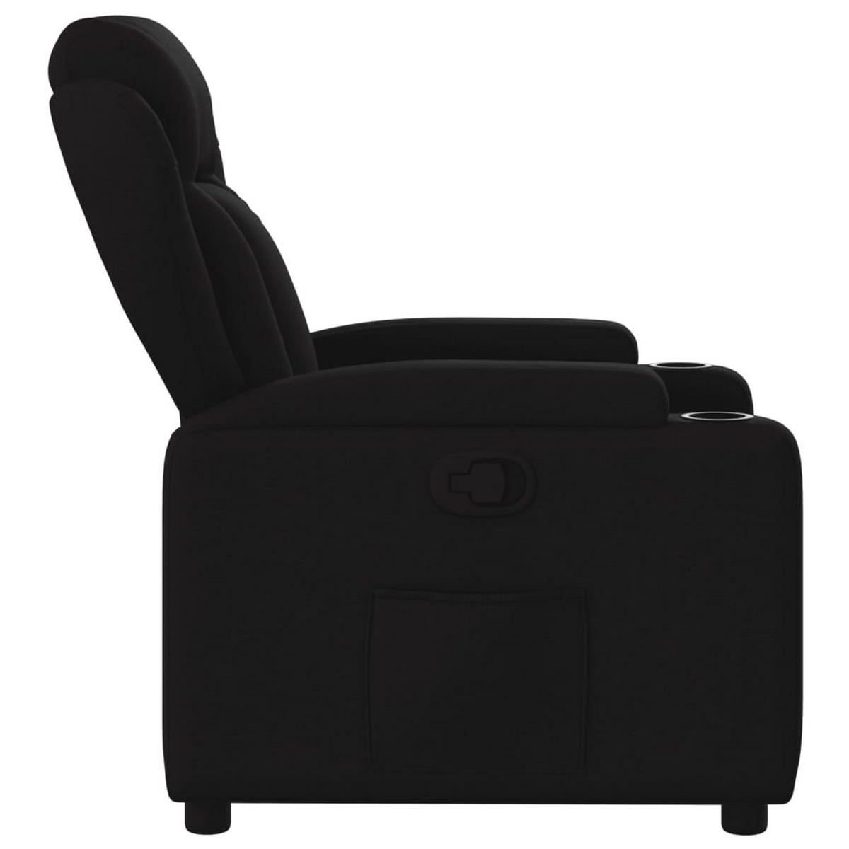 FERNSEHSESSEL Lorusso Schwarz - Schwarz, Metall (77/100/94.5cm) - Nettlife
