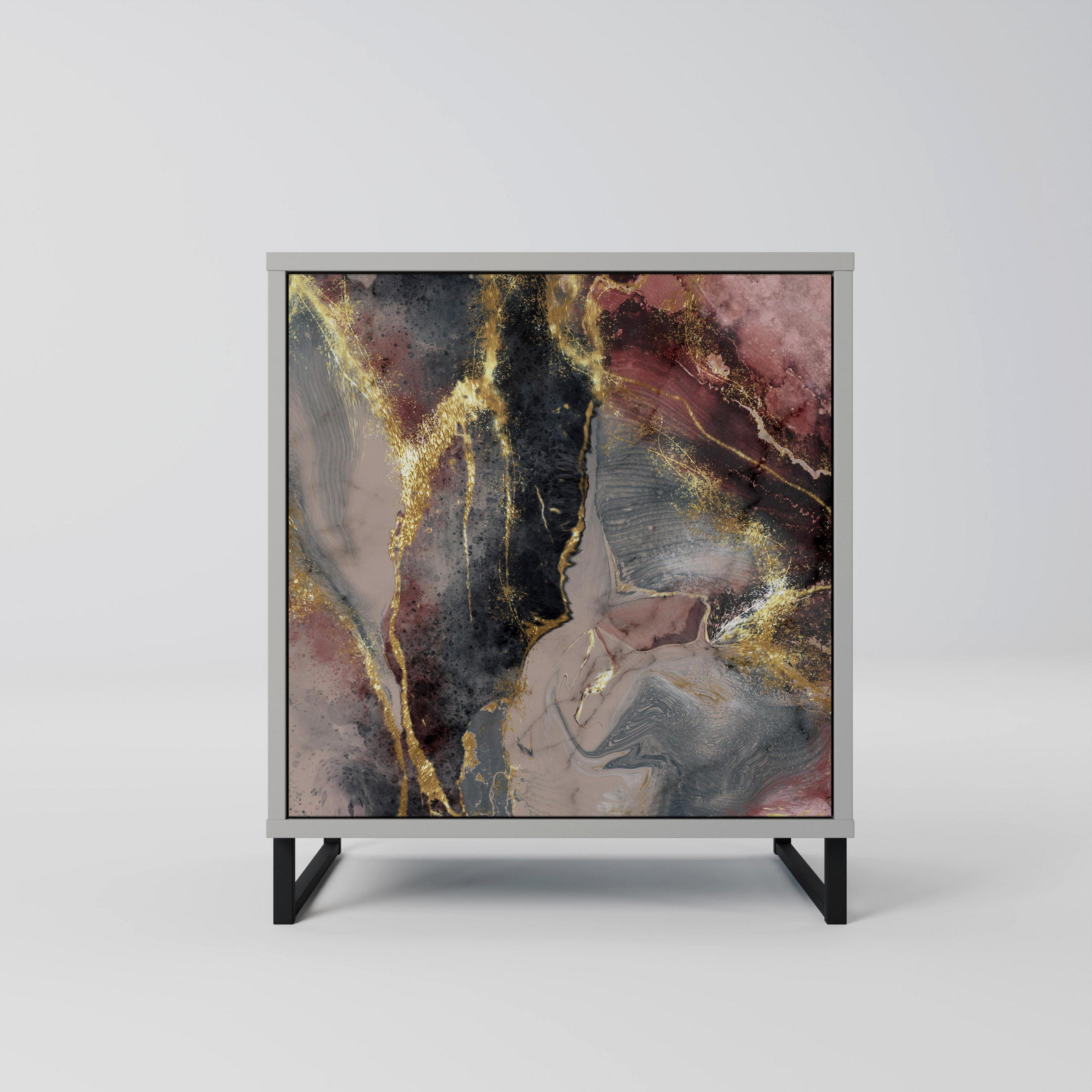 SpaceRebels Sideboard Grau 57.5x67.5x42 cm