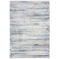 KOBEREC béžový krémový modrý - 200 x 300 cm - modrá, textil (200/300cm) - Mazovia