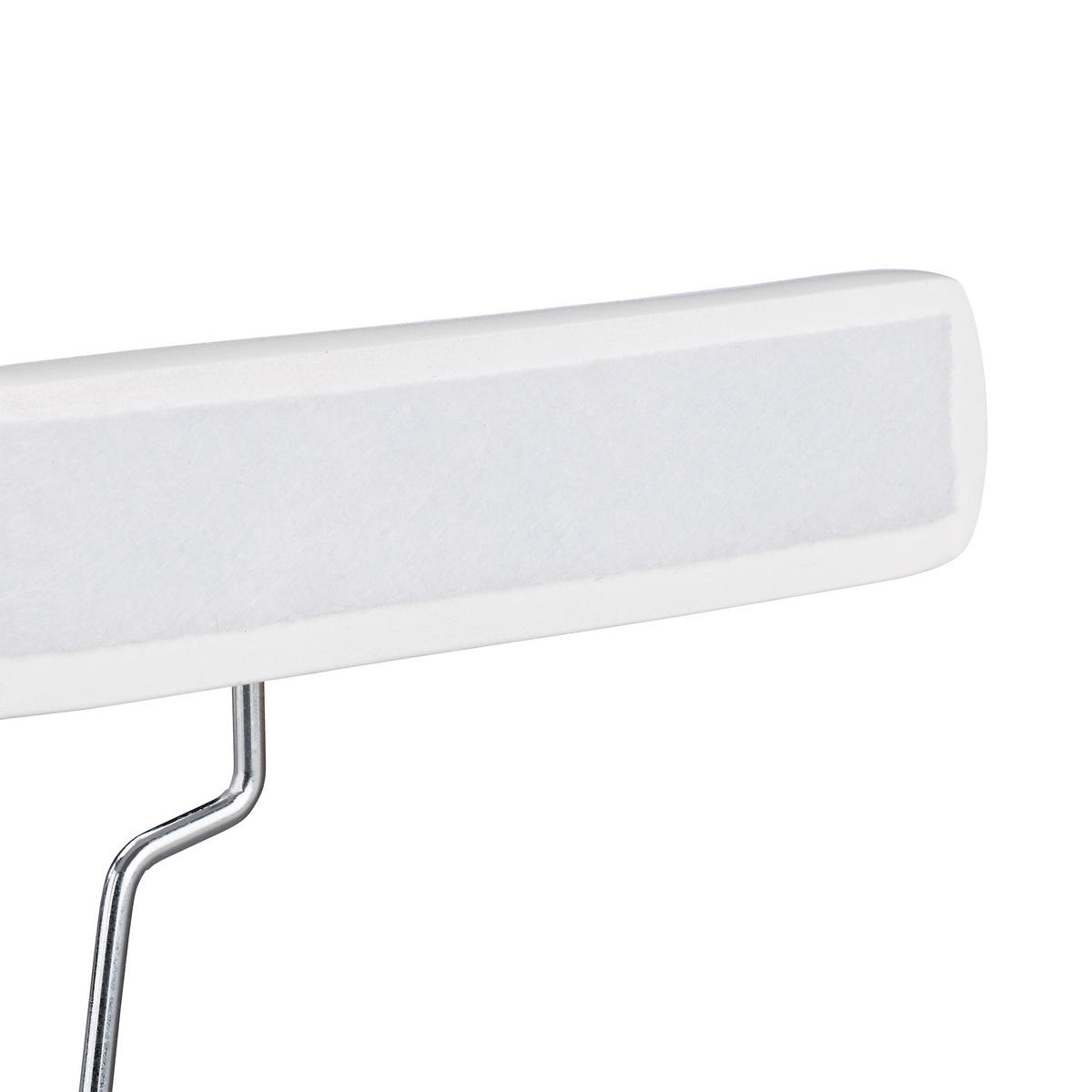 12XKLJUC za hlače - bela, kovina/tekstil (25/17/2.3cm) - Relaxdays