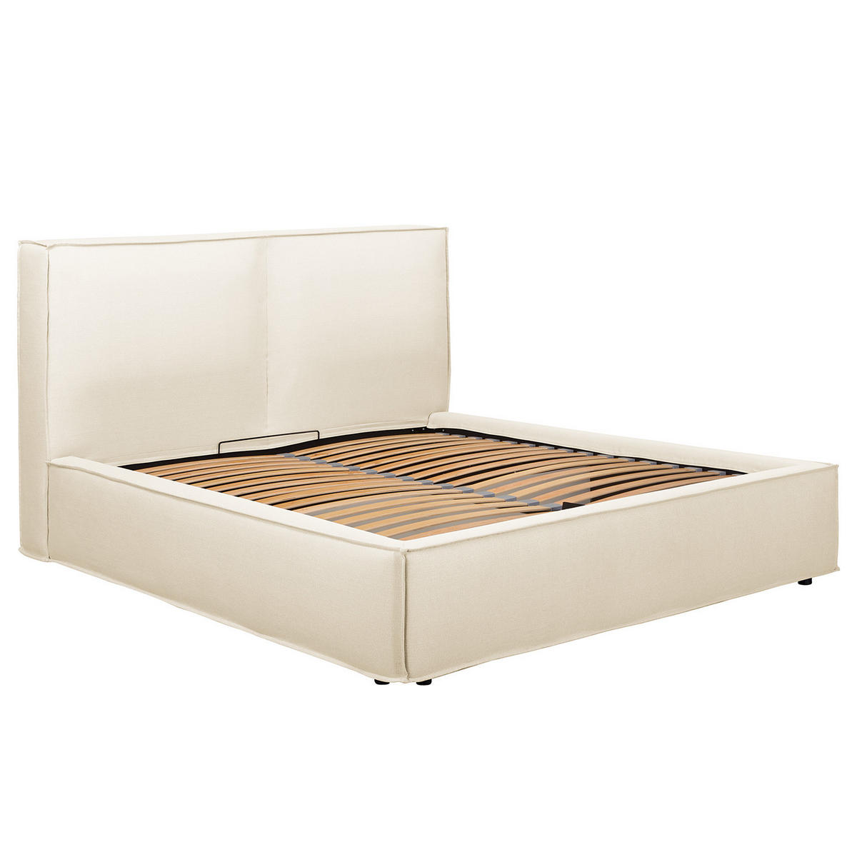 POLSTERBETT - Creme, Textil (140/200cm) - home24