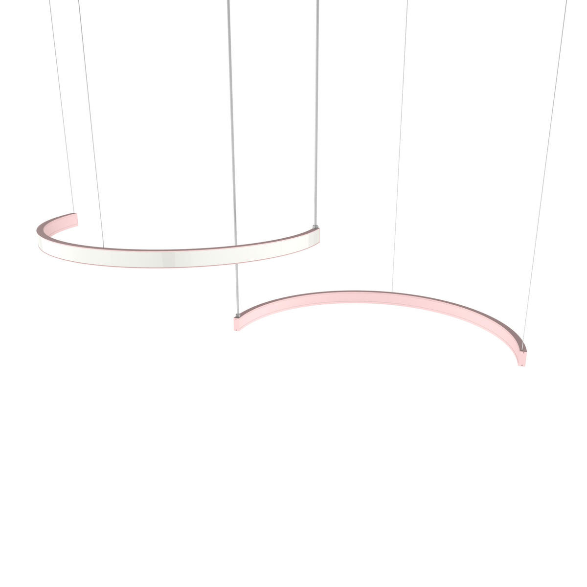 LED-HÄNGELEUCHTE - Weiß Hochglanz, Metall (3.1/62/120cm) - Lumicom