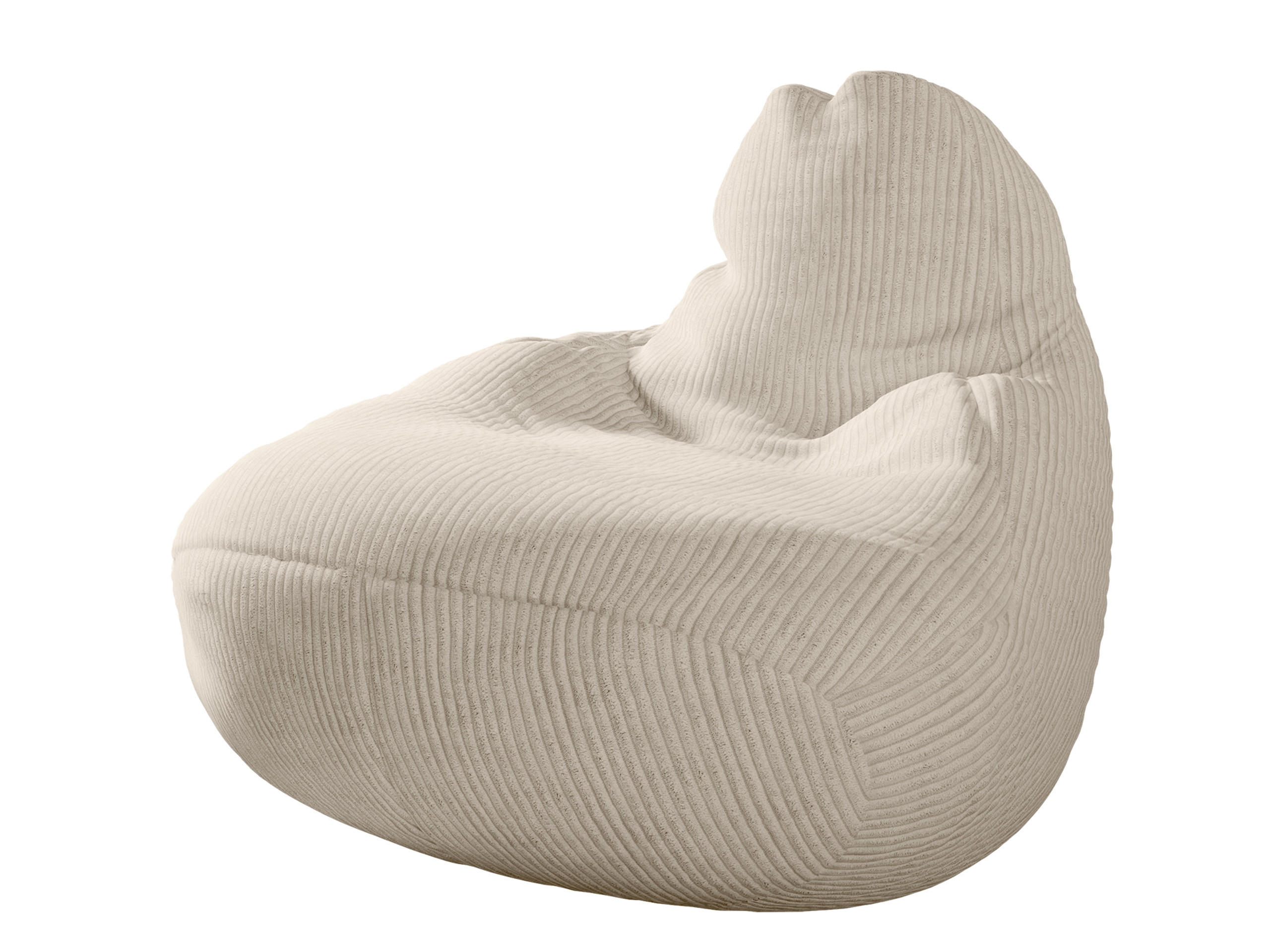 SITZSACK Maxi 300 L Cord - Beige, Textil (85/120/85cm) - MIRJAN24