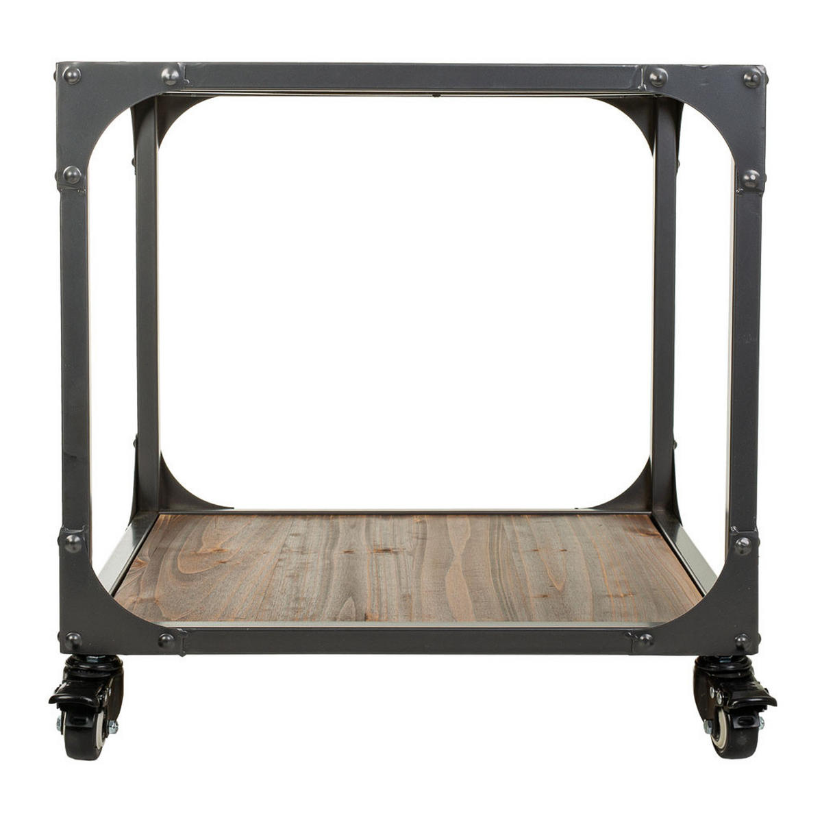 TISCH aus Metall und Holz, 50cm - Multicolor, Holz (50/50/50cm) - Wanderlust