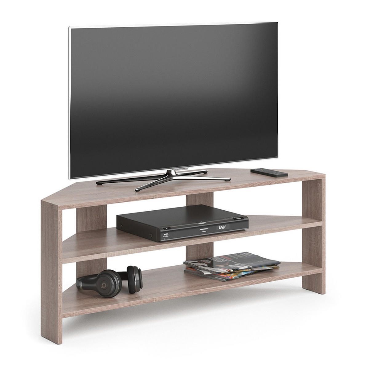 LOWBOARD Sonoma 114 x 45 cm - Sonoma Eiche, Holzwerkstoff (114/45/36cm) - Vicco