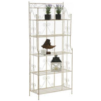 STANDREGAL Metall Antik-Creme - Creme, Metall (74.5/173/34.5cm) - CLP