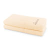 SAUNA SET PEARL 2-TLG - Beige, Textil (80/200cm) - Möve for Frottana