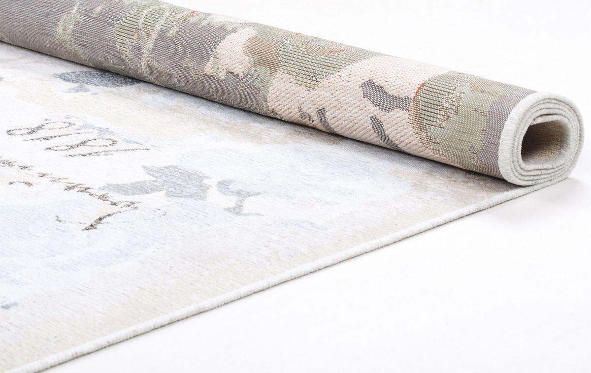FALCHWEBTEPPICH Flomi Paris 200x290 cm - Beige, Textil (200/290cm) - THEKO