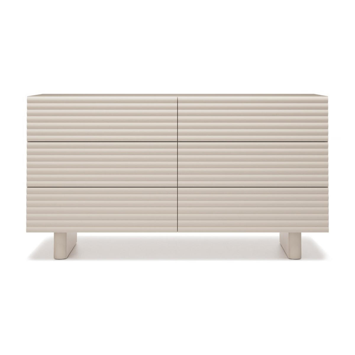 KOMMODE Torino mit 6 Schubladen, 150 cm, Kaschmir - Kaschmir, Holzwerkstoff (150/81/37cm) - Beautysofa