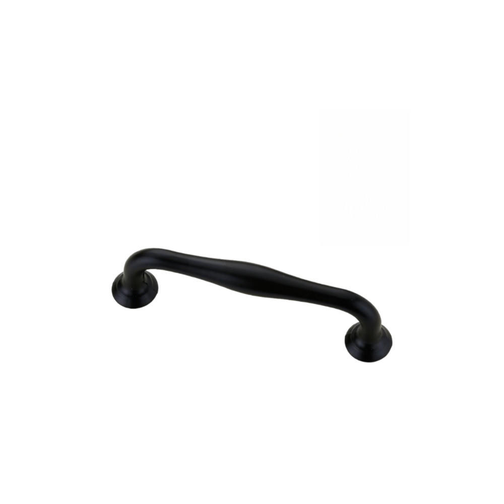 MÖBELGRIFF Schwarz 1er-Set 96 mm Aluminium - Schwarz, Metall (0.18/3.3/11.3cm)