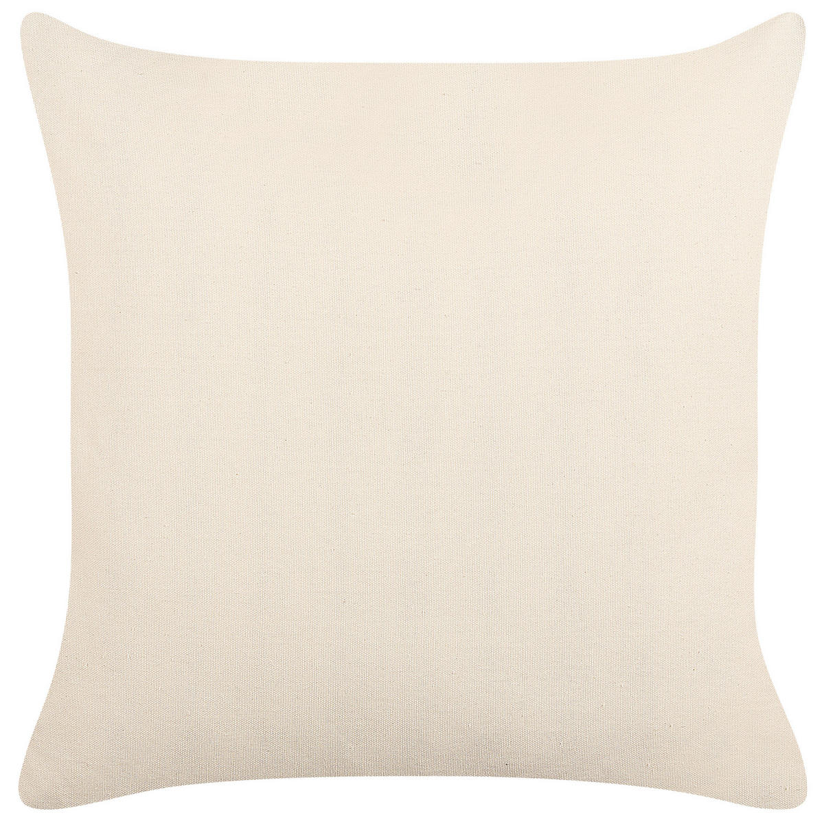 DEKOKISSEN 2er-Set Hellbeige 45/45 cm Laelia - Beige/Schwarz, Naturmaterialien (45/45cm) - Beliani