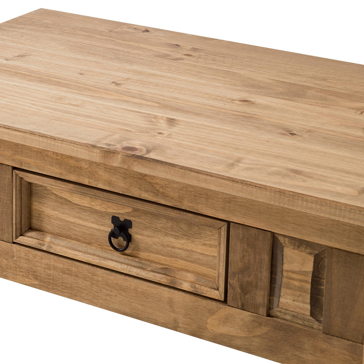 HOME24 Couchtisch FINCA RUSTICA - Braun, Holz (60/100/46cm) - home24