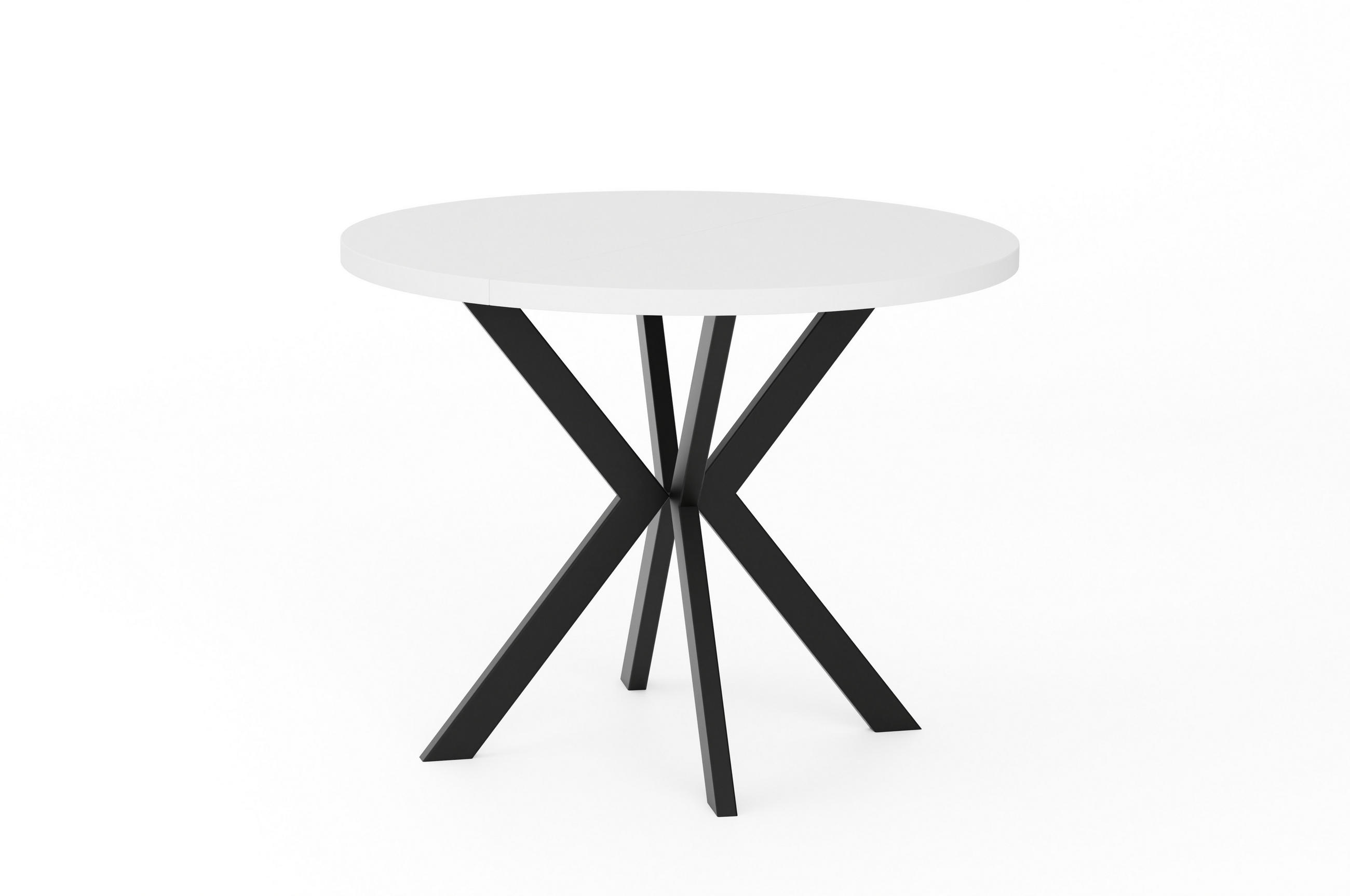 ESSTISCHE EDEN - Weiß, Holzwerkstoff (90/90/76cm) - Meblini