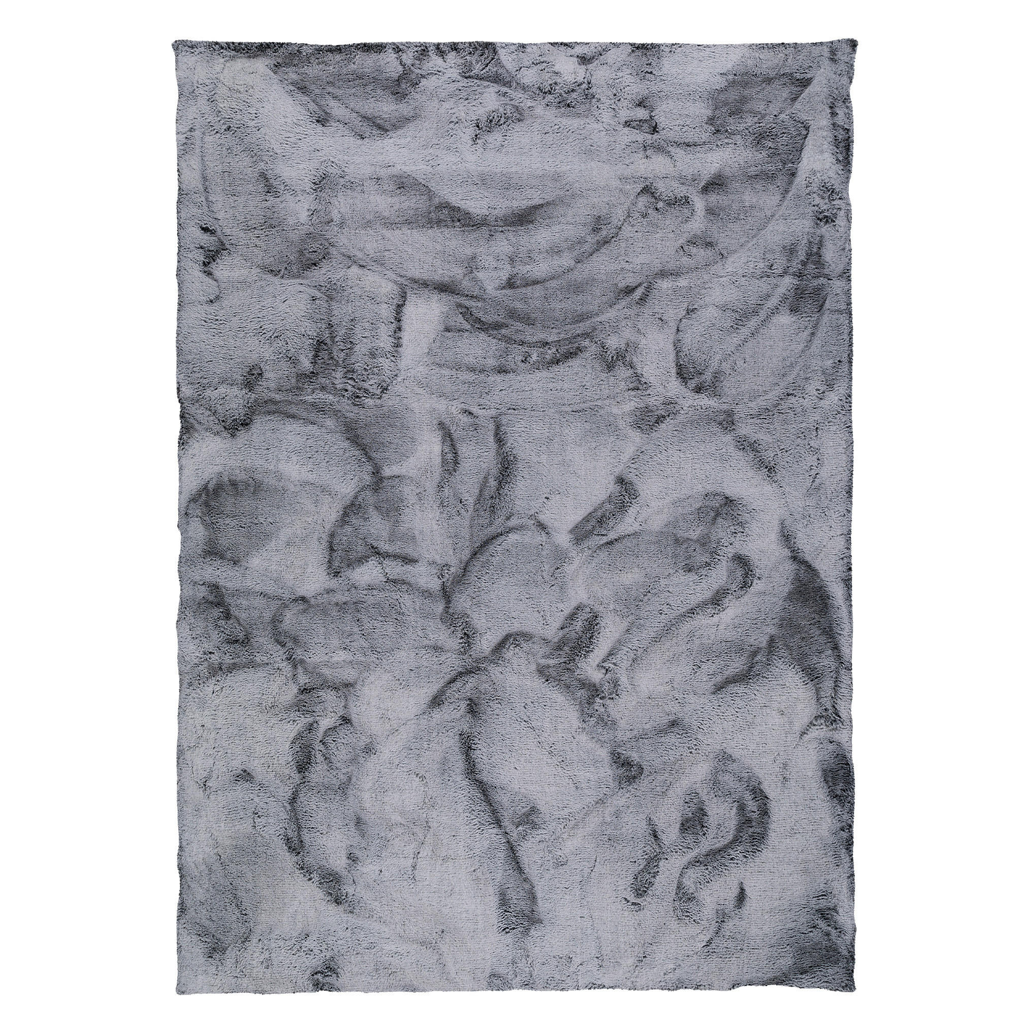 FELLTEPPICH LUXUS SUPER SOFT PLUSH - Blaugrau, Textil (70/140cm) - Pergamon