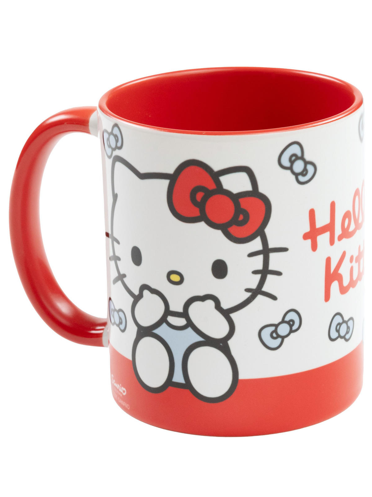 KAFFEEBECHER Hello Kitty Schleifen Rot/Weiß 320 ml - Multicolor, Keramik (0.32L) - Hello Kitty