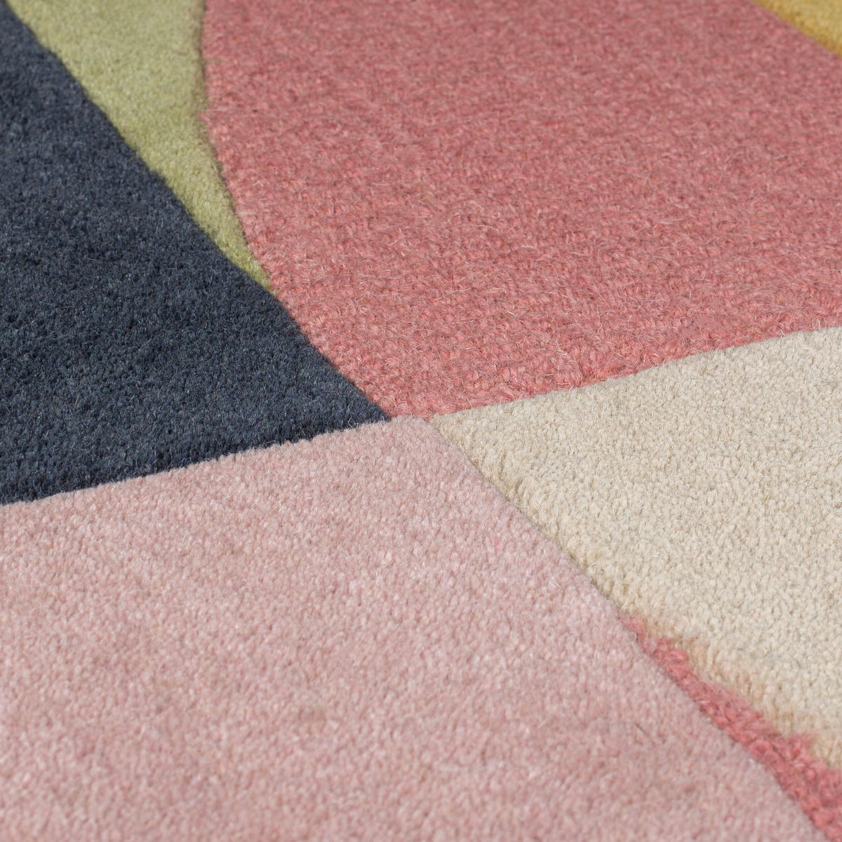 WOLLTEPPICH DEBEN, geometrisch, Strahlend-Bunt, 200 x 290 cm - Multicolor, Textil (200/290cm) - KADIMA DESIGN