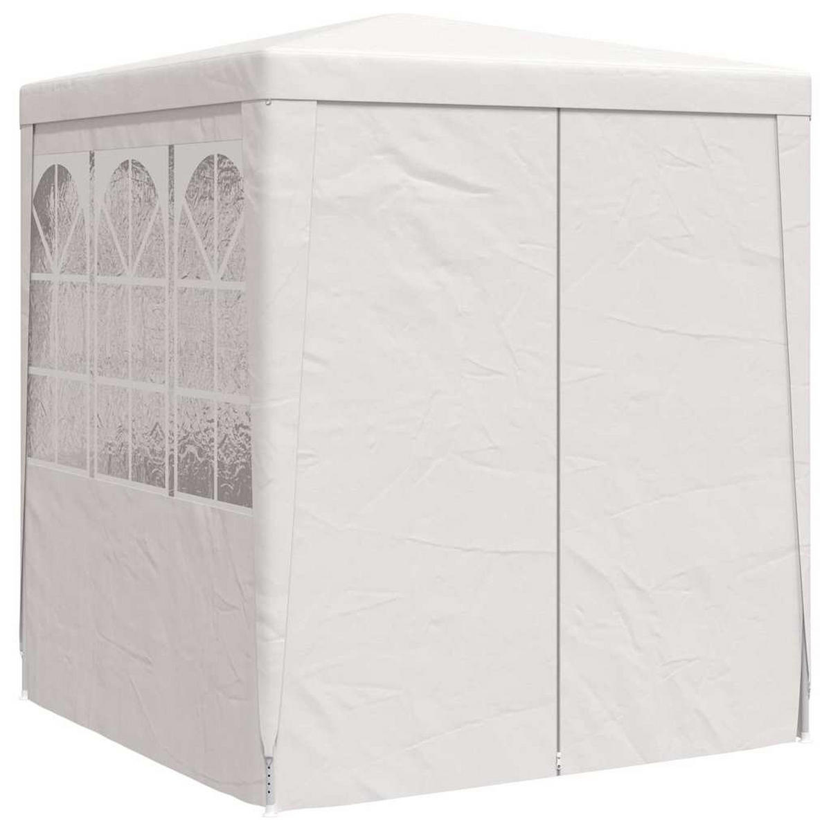 PROFI-PARTYZELT Mit Seitenwänden 2.5/2.5 M Weiss 90 G/M² - Weiß, Kunststoff (250/240/250cm) - vidaXL